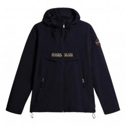 Kurtka Mężczyzna NAPAPIJRI RAINFOREST OPEN. Niebieskie kurtki męskie Napapijri, m, bez wzorów, eleganckie, bez kaptura. W wyprzedaży za 625.00 zł.