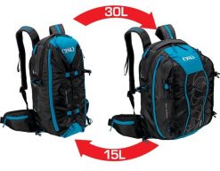 Regulowany plecak TSL Dragonfly 15-30 L. Niebieskie plecaki męskie TSL, bez wzorów, z materiału. Za 517.50 zł.