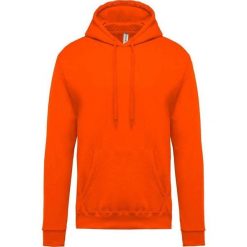 Bluza z kapturem Kariban. Brązowe bluzy męskie KARIBAN, m, bez wzorów, bez ramiączek, z kapturem. Za 144.00 zł.