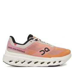 Buty do biegania On. Brązowe obuwie sportowe damskie On, bez wzorów, bez zapięcia, do biegania. Za 599.99 zł.