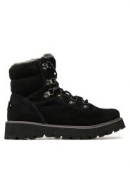 Roxy Botki ARJB700758 Czarny. Czarne botki damskie Roxy, bez wzorów, ze skóry, bez obcasa, na płaskiej podeszwie, bez zapięcia. Za 539.99 zł.