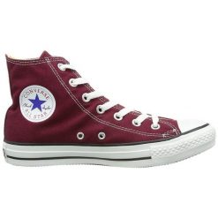 Buty sportowe Converse Chuck Taylor All Star Hi. Czerwone buty sportowe męskie Converse, bez wzorów, bez zapięcia. Za 490.00 zł.