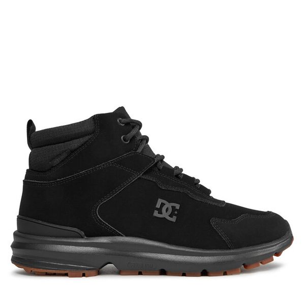 Trzewiki DC Shoes. Czarne botki męskie DC Shoes, bez wzorów, bez obcasa, bez zapięcia. Za 359.99 zł.