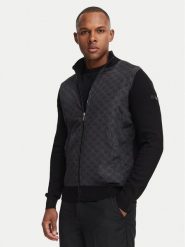 KARL LAGERFELD Bluza 655014 561303 Czarny Regular Fit. Czarne bluzy męskie KARL LAGERFELD, l, bez wzorów, z wiskozy, bez ramiączek, bez kaptura. Za 1,429.00 zł.