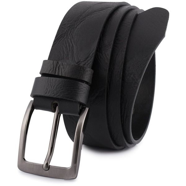 Pasek skórzany BELTIMORE r.105-120 cm E36 czarny. Czarne paski męskie . Za 59.90 zł.