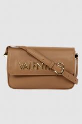 VALENTINO Brązowa listonoszka Caprice Flap Bag. Brązowe listonoszki damskie Valentino by Mario Valentino, bez wzorów, ze skóry, małe, bez dodatków. W wyprzedaży za 267.99 zł.