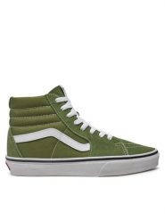 Vans Tenisówki SK8 Hi VN000CMXCIB1 Zielony. Zielone trampki męskie Vans, bez wzorów, ze skóry, bez zapięcia. Za 399.99 zł.