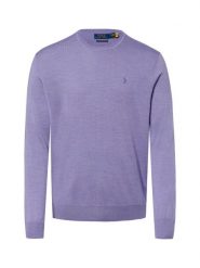 Polo Ralph Lauren sweter wełniany Mężczyźni Wełna merino lila, XL. Swetry męskie Polo Ralph Lauren, m, bez wzorów, z wełny, sportowe, bez kołnierzyka, bez ramiączek. Za 919.95 zł.