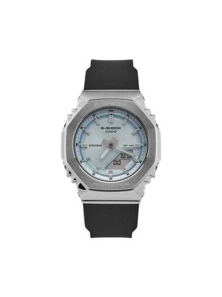 G-Shock Zegarek Small Classic GM-S2110-2AER Srebrny. Szare, analogowe zegarki damskie G-Shock, srebrne. Za 759.99 zł.