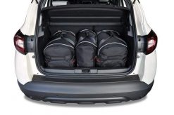 Torby Do Bagażnika Renault Captur 2013-2019 3Szt Kjust. Czarne torby podróżne damskie KJUST, bez wzorów, z kauczuku. Za 944.00 zł.