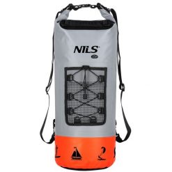 Plecak wodoodporny 25L NC17108 Nils Camp. Brązowe plecaki męskie NILS CAMP, bez wzorów, sportowe. Za 84.89 zł.