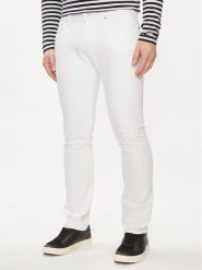 Tommy Jeans Jeansy Scanton DM0DM18746 Biały Slim Fit. Białe jeansy męskie Tommy Jeans, z bawełny. Za 249.99 zł.