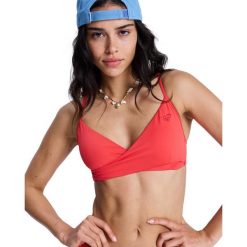 Stanik bikini typu bralette dla Kobiety SOLID ESSENTIALS Czerwony. Czerwone bikini Roxy, bez wzorów, z elastanu. Za 149.99 zł.