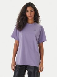 HUGO T-Shirt Vintage 50518139 Fioletowy Relaxed Fit. Fioletowe t-shirty damskie Hugo, l, bez wzorów, z bawełny, vintage, bez kołnierzyka, bez ramiączek. Za 199.99 zł.