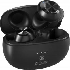 SŁUCHAWKI BEZPRZEWODOWE DOKANAŁOWE TWS WODOODPORNE BLUETOOTH 5.3. Słuchawki bezprzewodowe JG Smart. Za 99.99 zł.