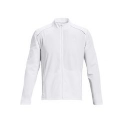 Kurtka wodoodporna Under Armour Storm. Białe kurtki męskie Under Armour, s, bez wzorów, z materiału, bez kaptura. Za 269.70 zł.
