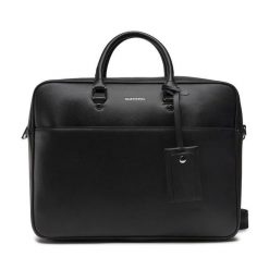 Torba na laptopa Valentino. Czarne torby na laptopa damskie Valentino, bez wzorów. Za 529.99 zł.