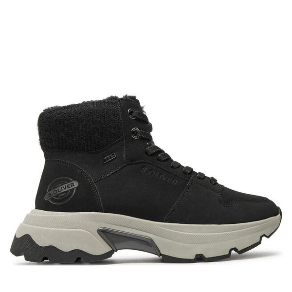 Śniegowce s.Oliver. Czarne śniegowce damskie S.Oliver, bez zapięcia. Za 339.99 zł.