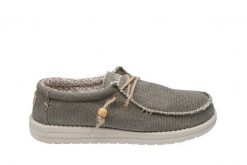 Półbuty Hodaki Captain Jute Khaki 003266, Materiał - 40. Zielone półbuty męskie Hodaki, na lato, bez wzorów, z bawełny, bez obcasa, bez zapięcia. W wyprzedaży za 179.10 zł.