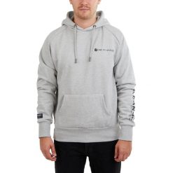 Bluza męska Fundango Dixon z kapturem. Białe bluzy męskie FUNDANGO, m, bez wzorów, casualowe, bez ramiączek, z kapturem. Za 199.90 zł.