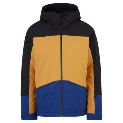Kurtka narciarska Ziener Timbarra. Żółte kurtki sportowe męskie Ziener, na zimę, xl, bez wzorów, bez kaptura, narciarskie. Za 709.49 zł.