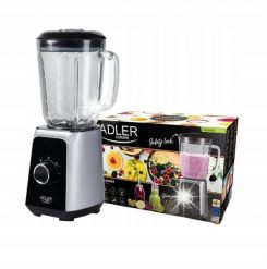 Blender kielichowy Adler Blender kielichowy szklany dzbanek 1,5L 1000W kruszy lód. Blendery Adler. Za 384.12 zł.
