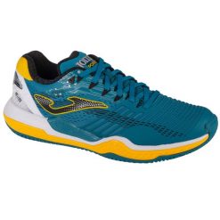Buty męskie sportowe Joma T.Point do tenisa squasha padla. Zielone buty sportowe męskie Joma, bez wzorów, bez zapięcia, tenisowe. Za 249.99 zł.