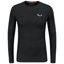 Koszula sportowa męska z długim rękawem Salewa CRISTALLO WARM. Czarne koszule męskie Salewa, l, bez wzorów, z materiału, sportowe, bez kołnierzyka, bez ramiączek. Za 413.47 zł.
