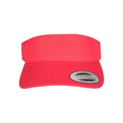 Czapka Flexfit curved visor. Czerwone czapki damskie FLEXFIT, bez wzorów, sportowe. Za 46.00 zł.