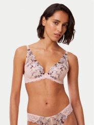 Triumph Biustonosz z fiszbiną Sensual Spotlight 10219831 Beżowy. Brązowe biustonosze Triumph, bez wzorów, z syntetyku. Za 160.70 zł.