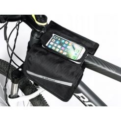 Torba rowerowa sakwa saszetka uchwyt rowerowy na telefon DUNLOP. Czarne saszetki i nerki męskie Dunlop. Za 55.00 zł.