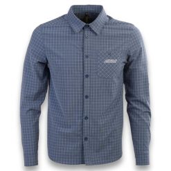 Koszula Ande Arizona M/L Dorośli. Niebieskie koszule męskie ANDE, l, bez wzorów, z elastanu, sportowe, bez kołnierzyka, bez ramiączek. Za 313.99 zł.