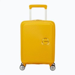 Walizka podróżna American Tourister Soundbox Mini 47 22. Żółte walizki damskie American Tourister, bez wzorów. Za 399.99 zł.