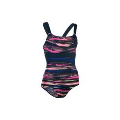 Strój jednoczęściowy do aquafitness Anna stri damski. Czarne stroje kąpielowe damskie NABAIJI, bez wzorów, z elastanu. W wyprzedaży za 49.99 zł.
