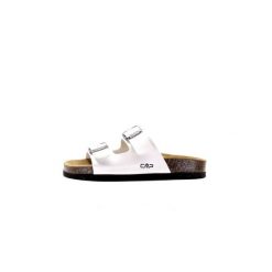Buty klapki damskie CMP Eco Thalitha lekkie wygodne. Białe klapki damskie CMP, bez wzorów, sportowe, bez obcasa, bez zapięcia. Za 129.99 zł.