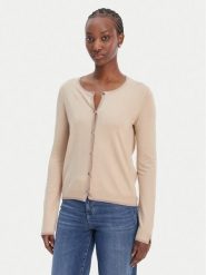 Liu Jo Kardigan WA6280 MS49I Beżowy Regular Fit. Brązowe kardigany damskie Liu Jo, m, bez wzorów, z wiskozy, bez kołnierzyka. Za 429.99 zł.