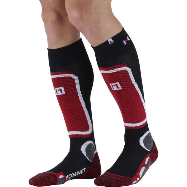 Skarpetki Monnet Backside+. Czerwone skarpetki damskie MONNET, bez wzorów. Za 163.00 zł.