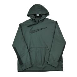 Second life - Męski szary kaptur Therma-Fit - Stan dobry. Szare bluzy męskie Nike, m, bez wzorów, bez kaptura, na fitness i siłownię. Za 97.25 zł.