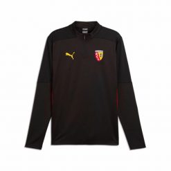 Bluza treningowa z zamkiem błyskawicznym 1/4 RC Lens 2024/25. Czarne bluzy damskie Puma, s, bez wzorów, ze lnu, eleganckie, bez ramiączek, bez kaptura. Za 235.50 zł.