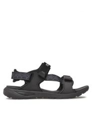 Regatta Sandały Marine Web RMF658 Czarny. Czarne sandały męskie Regatta, bez wzorów, z materiału, marine, bez zapięcia. Za 379.99 zł.