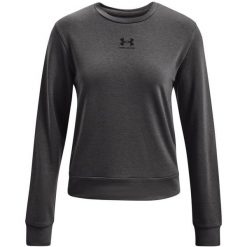 Damska bluza z kołnierzem typu crew neck Under Armour Rival. Brązowe bluzy damskie Under Armour, s, bez wzorów, sportowe, bez ramiączek, bez kaptura. W wyprzedaży za 160.25 zł.