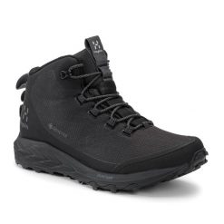 Buty trekkingowe męskie Haglöfs L.I.M FH GTX Mid. Czarne trekkingi męskie Haglöfs, z gore-texu, bez zapięcia. Za 818.45 zł.