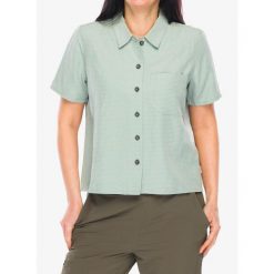 Koszula turystyczna damska Royal Robbins Desert Pucker S/S. Zielone koszule damskie ROYAL ROBBINS, s, bez wzorów, casualowe, bez kołnierzyka, bez ramiączek. Za 235.99 zł.