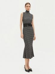 NORMA KAMALI Sukienka codzienna KK3243PLA63665 Szary Slim Fit. Szare sukienki damskie Norma Kamali, na co dzień, s, bez wzorów, z syntetyku, bez kołnierzyka, bez ramiączek, proste. Za 1,129.00 zł.