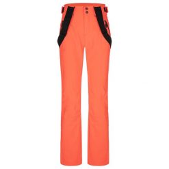 Damskie Spodnie Softshell XL - Loap Lupdela Pomarańczowe Wiatroodporne. Brązowe spodnie sportowe damskie GALEO, na zimę, bez wzorów, z softshellu, sportowe, trekkingowe. Za 239.69 zł.