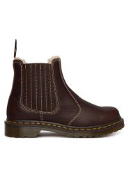 Dr. Martens Sztyblety 2976 Leonore II DM41418200 Brązowy. Brązowe botki damskie Dr. Martens, bez wzorów, ze skóry, bez obcasa, na płaskiej podeszwie, bez zapięcia. Za 659.99 zł.