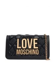 LOVE MOSCHINO Torebka JC5603PP1PL1000A Czarny. Czarne torebki do ręki damskie Love Moschino, bez wzorów, ze skóry, bez dodatków. Za 699.99 zł.