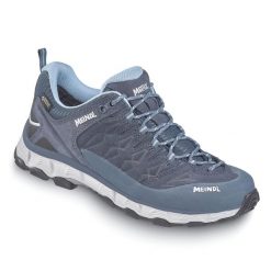Buty damskie trailowe damskie Meindl Lite GTX. Niebieskie obuwie trekkingowe damskie MEINDL, z gore-texu, bez zapięcia. Za 1,020.50 zł.