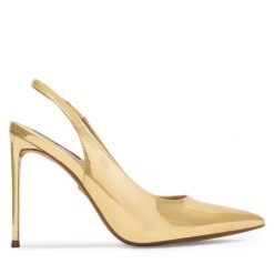 Sandały Nine West. Żółte sandały damskie Nine West, bez wzorów, bez obcasa, na szpilce, bez zapięcia. Za 159.99 zł.
