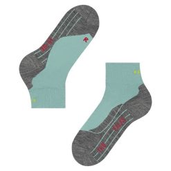 Skarpetki damskie Falke TK5 Wander. Zielone skarpetki damskie Falke, bez wzorów, z materiału. Za 151.00 zł.